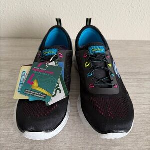 Skechers Womens Glider Harmony 22709 Black Running Shoes Size 8.5 NWOB NWT